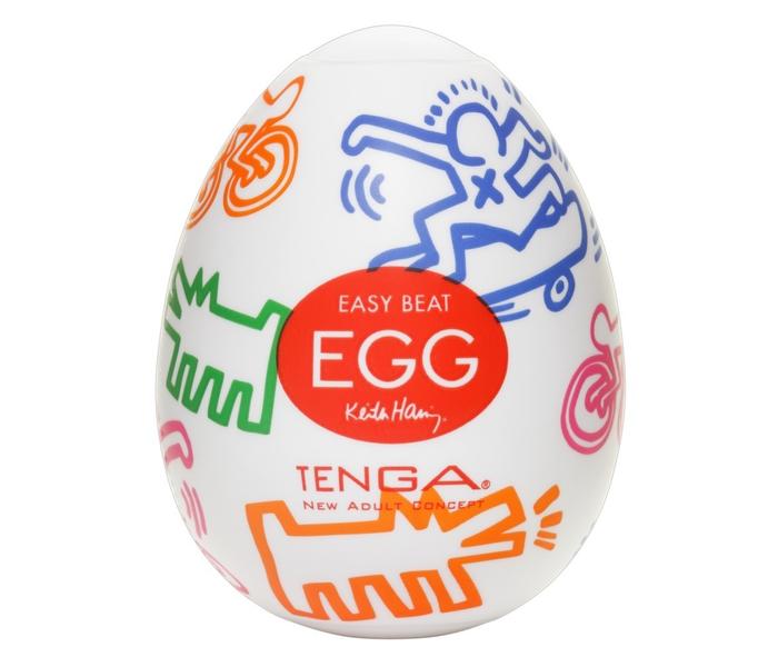 TENGA Egg Keith Haring Street - maszturbációs tojás (1db)