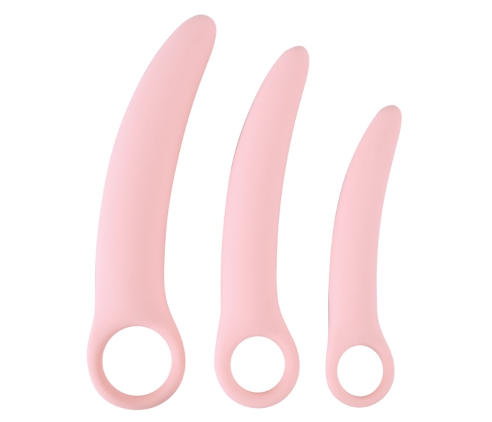 SMILE - Vaginal Trainers - dildó szett - rózsaszín (3 részes) - 5