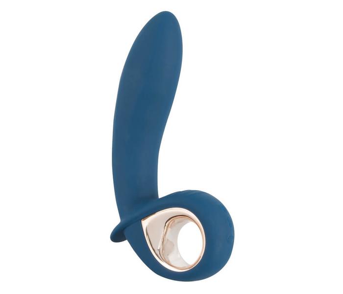 You2Toys - Inflatable Petit - akkus, pumpálható, vízálló vibrátor (kék) - 2
