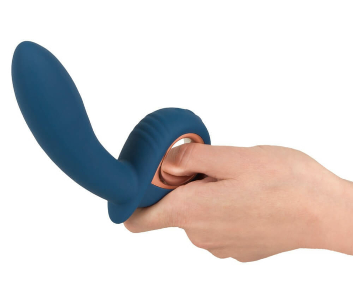 You2Toys - Inflatable Petit - akkus, pumpálható, vízálló vibrátor (kék) - 6