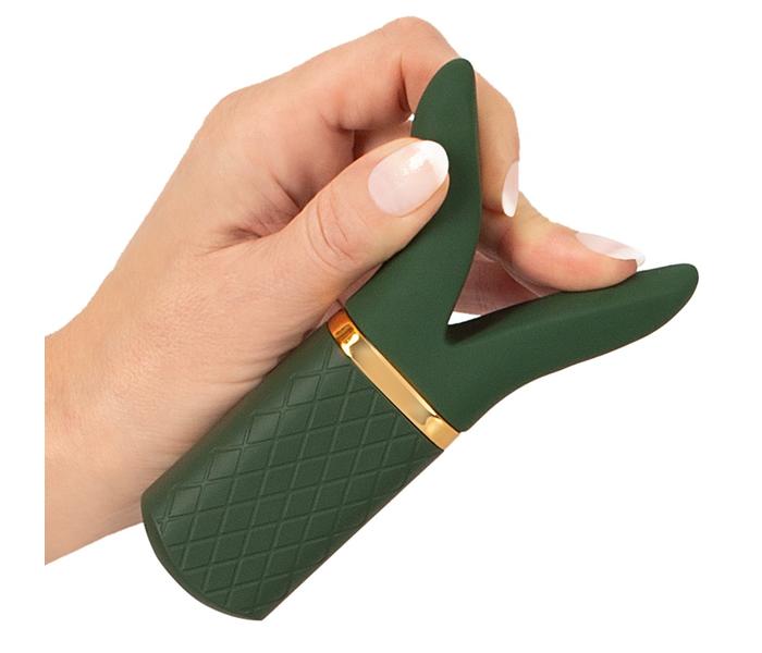Emerald Love - akkus, vízálló csikló vibrátor (zöld) - 8