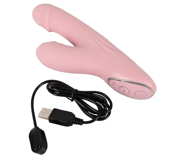 SMILE Thumping G-Spot Massager - pulzáló, masszírozó vibrátor (pink) - 12