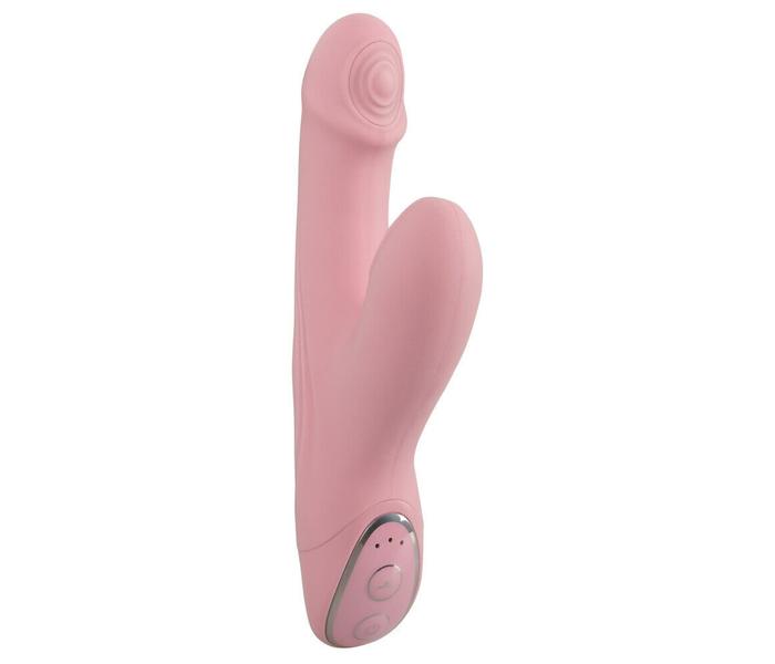 SMILE Thumping G-Spot Massager - pulzáló, masszírozó vibrátor (pink)