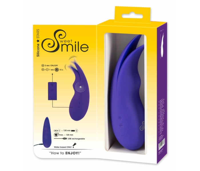 SMILE Multi - akkus csiklóvibrátor (lila) - 2