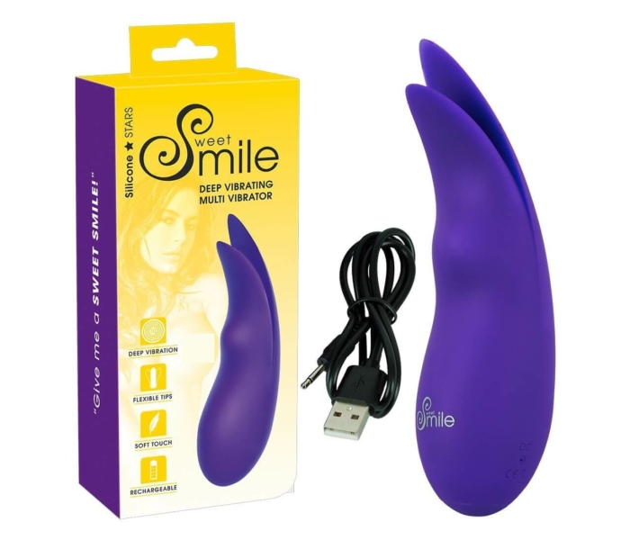 SMILE Multi - akkus csiklóvibrátor (lila) - 3