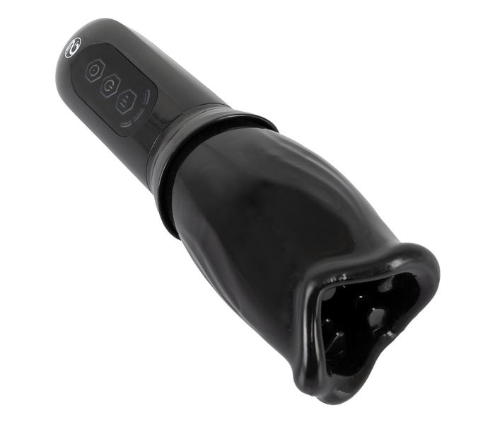 STROKER Rotating - akkus, forgó műszáj maszturbátor (fekete) - 2