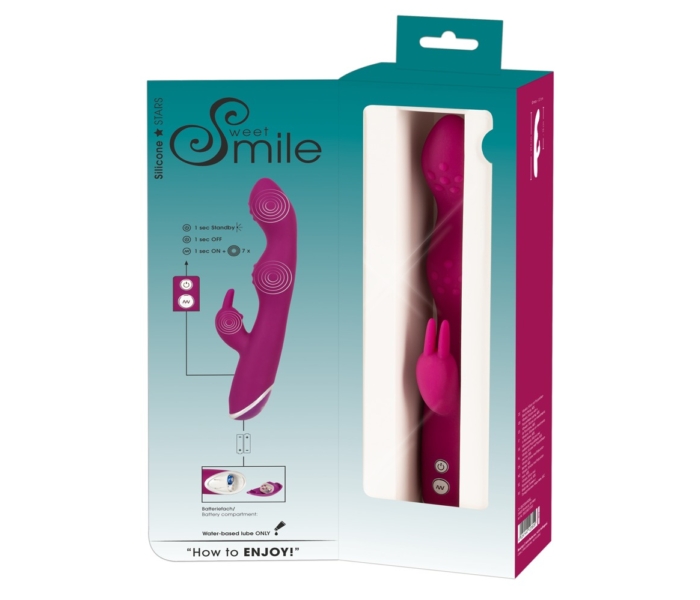 SMILE - flexibilis, csiklókaros A és G-pont vibrátor (lila) - 2