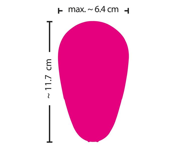 SMILE Thumping Touch - akkus, pulzáló csiklóvibrátor (pink) - 13