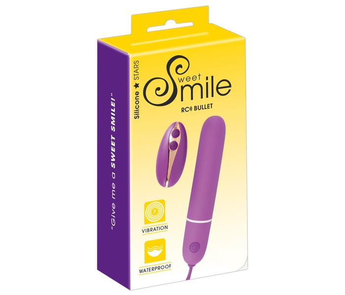 SMILE RC Bullet - rádiós minivibrátor (lila)
