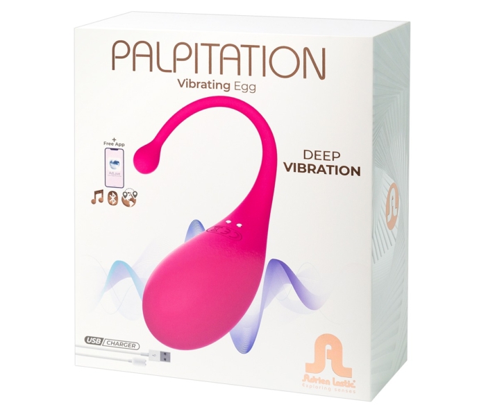 Adrien Lastic Palpitation - okos, akkus vibrációs tojás (pink)