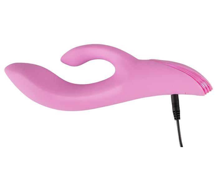 SMILE Nodding - akkus, csiklókaros, bólogató vibrátor (pink) - 11