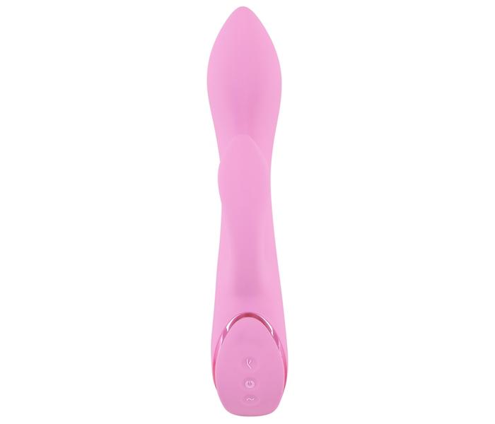 SMILE Nodding - akkus, csiklókaros, bólogató vibrátor (pink) - 5