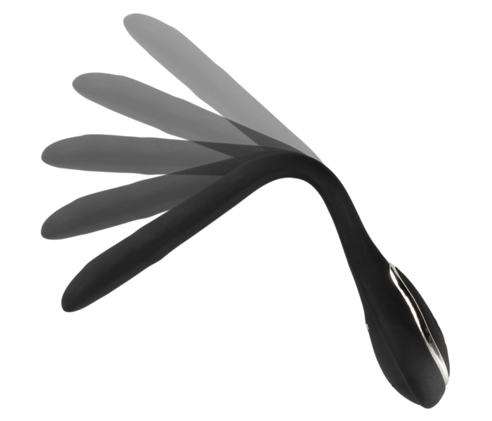 Penis Plug Dilator - akkus húgycsővibrátor (0,6-1,1cm) - fekete - 5