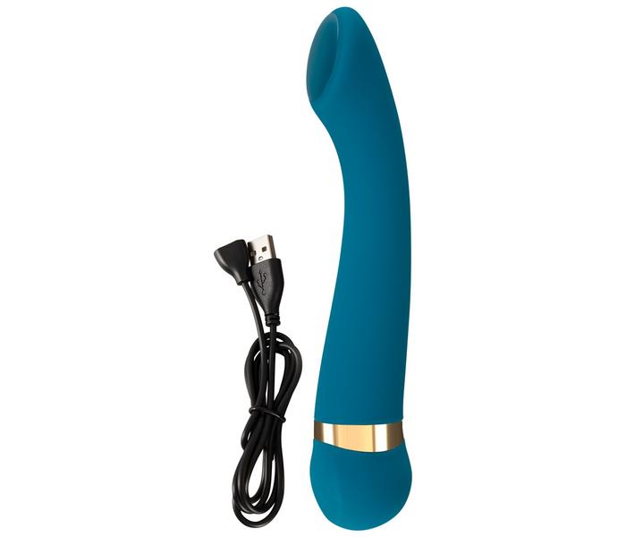 You2Toys Hot 'n Cold - akkus, hűtős és melegítős G-pont vibrátor (türkiz) - 9