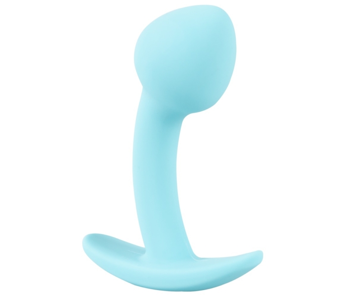 Cuties Mini Butt Plug - szilikon anál dildó - kék (2,6cm) - 4