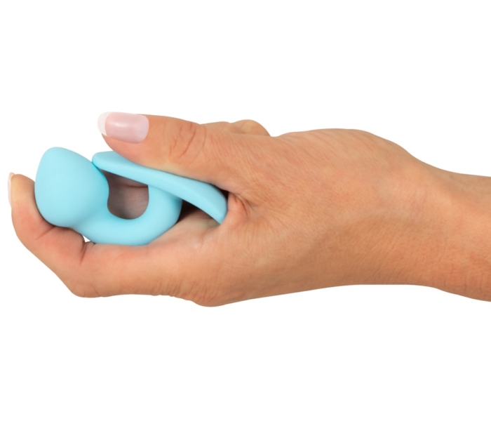 Cuties Mini Butt Plug - szilikon anál dildó - kék (2,6cm) - 8