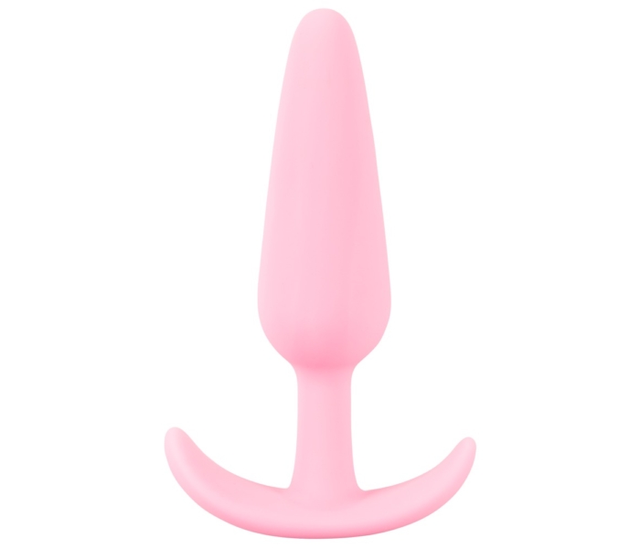 Cuties Mini Butt Plug - szilikon anál dildó - pink (2,1cm) - 2