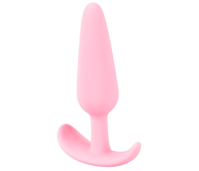 Cuties Mini Butt Plug - szilikon anál dildó - pink (2,1cm) - 4