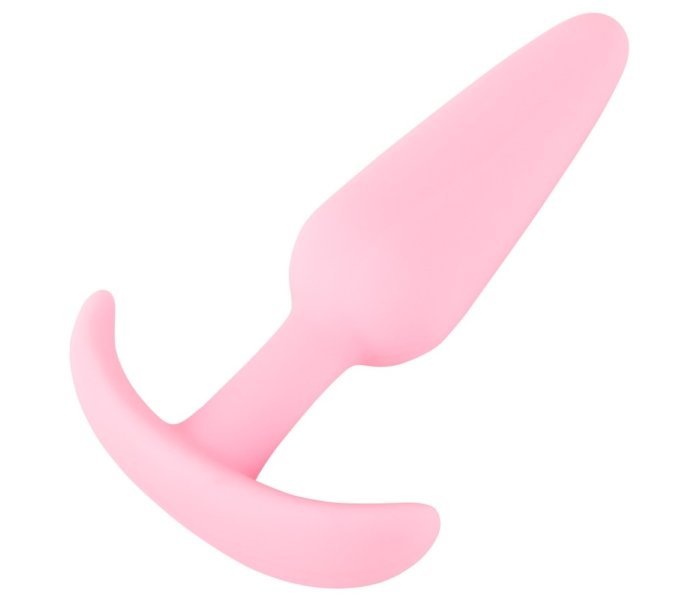 Cuties Mini Butt Plug - szilikon anál dildó - pink (2,1cm) - 5