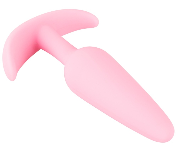 Cuties Mini Butt Plug - szilikon anál dildó - pink (2,1cm) - 6