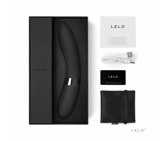 LELO Elise 2 - deluxe vibrátor (fekete) - 4