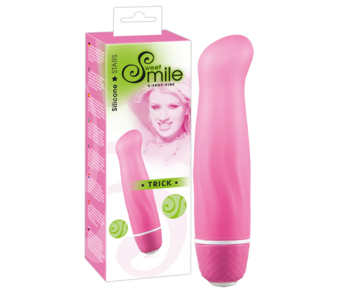 SMILE Trick - mini G-pont vibrátor(rózsaszín)