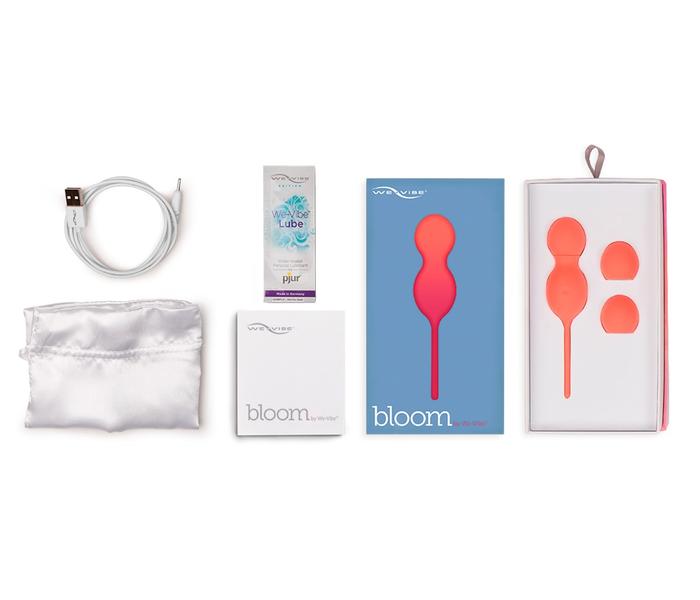 We-Vibe Bloom - akkus gésagolyó cserélhető súlyokkal (narancs) - 6
