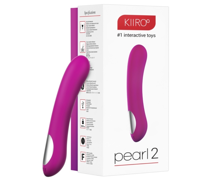 Kiiroo Pearl 2 - akkus interaktív, vízálló G-pont vibrátor (pink) - 8