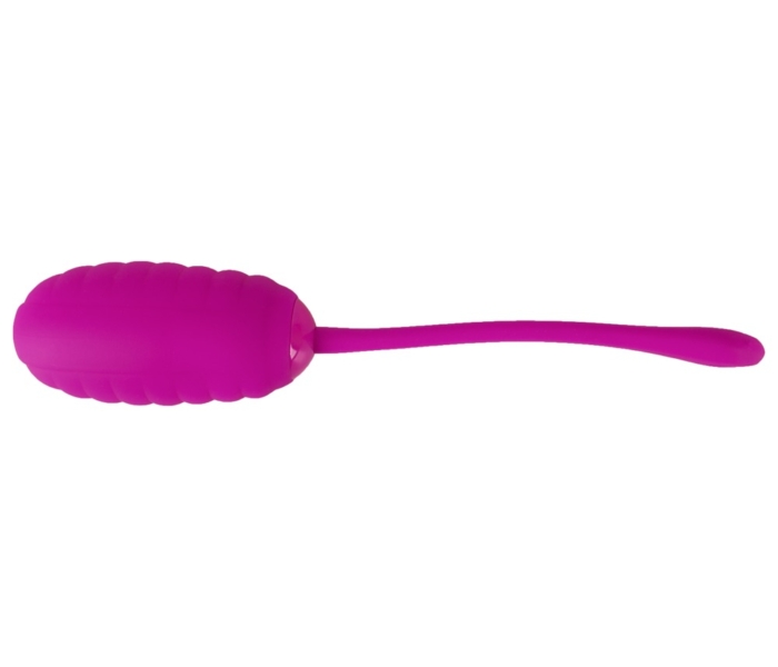 XOUXOU - akkus, bordás vibrációs tojás (pink) - 3