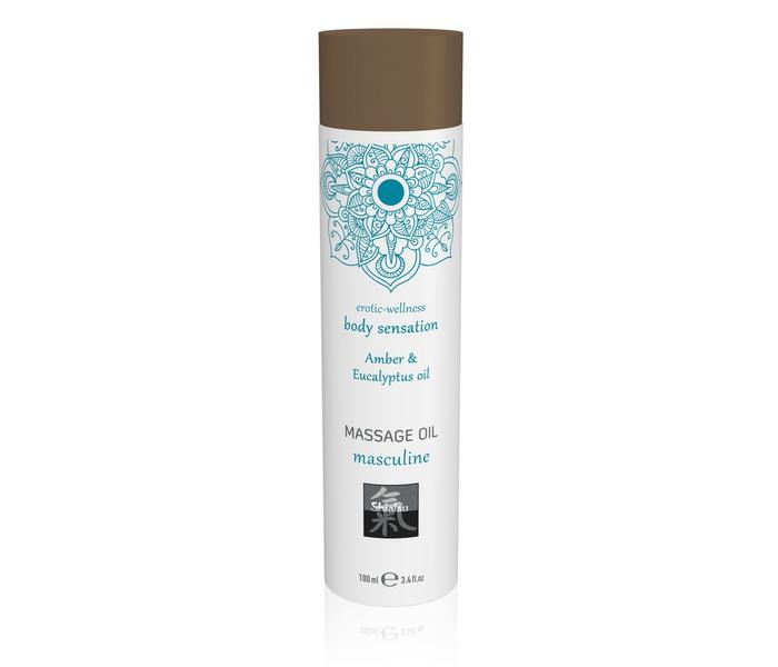 Shiatsu Masculine - masszázsolaj - borostyán-eukaliptusz (100ml)