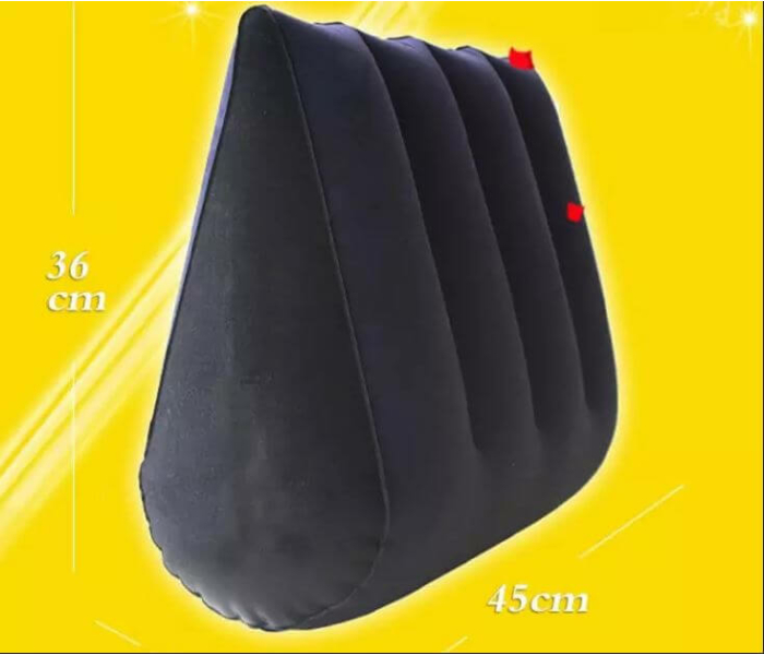 Magic Pillow - Felfújható szexpárna - ék alakú (lila) - 2