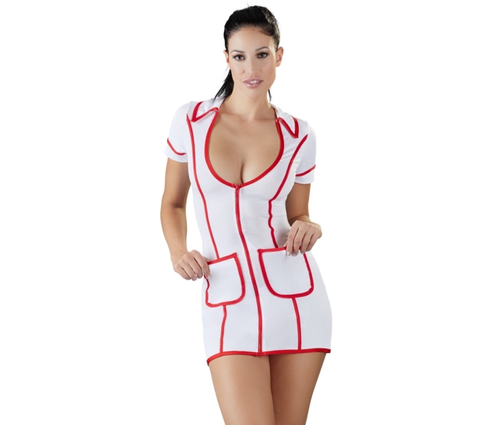 Cottelli Nurse - nővérke jelmez ruha (fehér) - 2