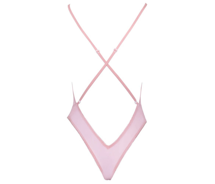 Kissable - rózsás hímzéses body (pink) - 5