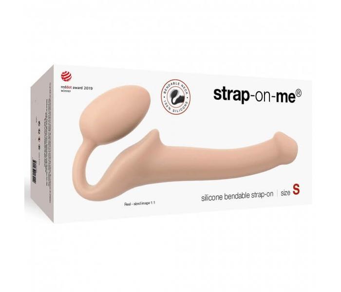 Strap-on-me S - tartópánt nélküli felcsatolható dildó - kicsi (natúr)