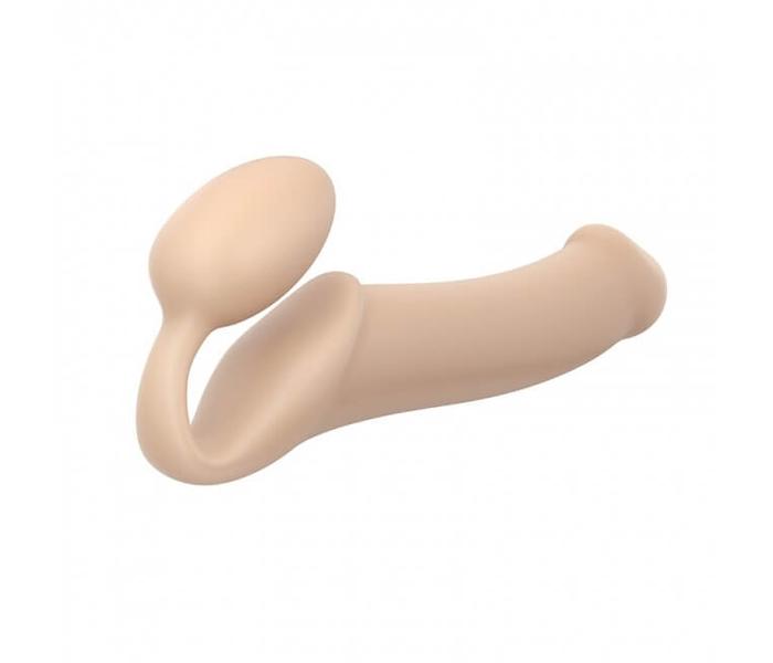 Strap-on-me XL - tartópánt nélküli felcsatolható dildó - extra nagy (natúr) - 2