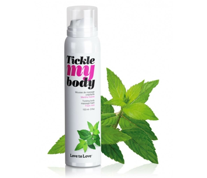 Tickle my body - masszázs hab - menta (150ml)