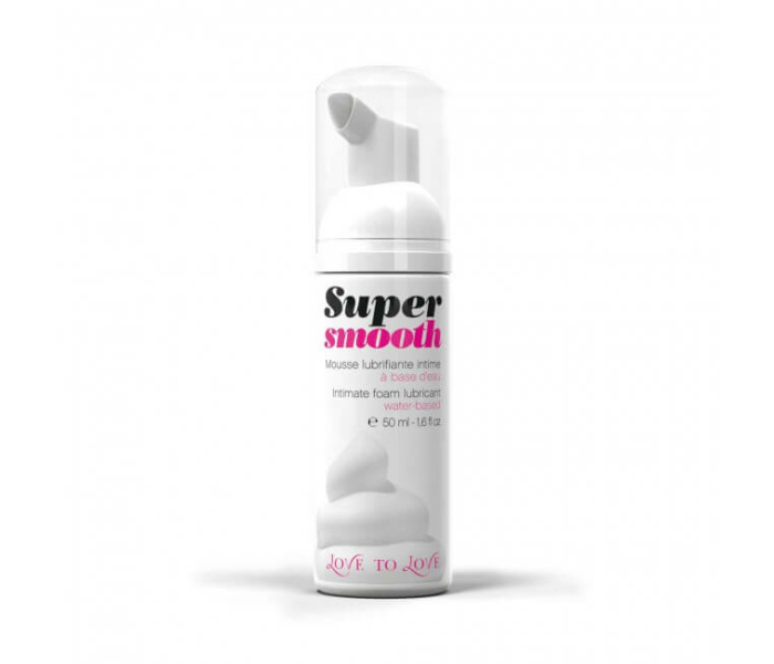 Love to Love Super Smooth - vízbázisú síkosító hab (50ml) - 2