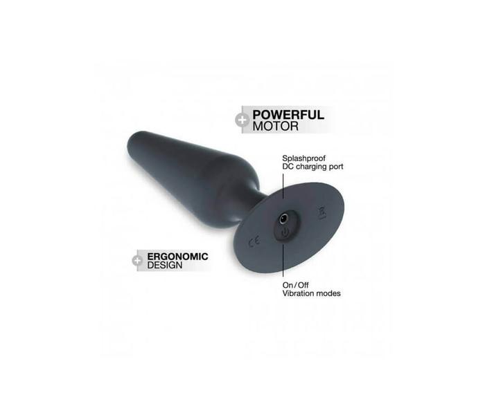 Dorcel Best Vibe Plug M - akkus, anál vibrátor (fekete) - 6