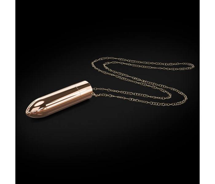 Dorcel - akkus, vízálló vibrátor nyaklánc (rosegold) - 4