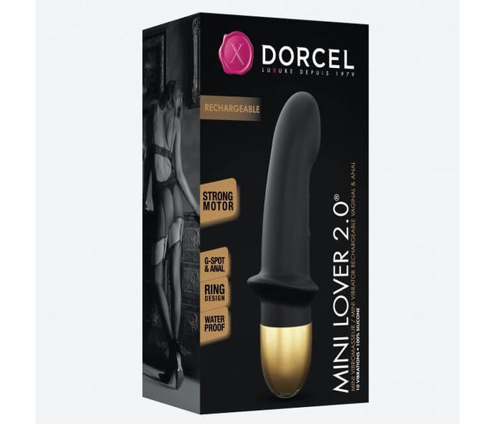 Dorcel Mini Lover 2.0 - akkus, G-pont vibrátor (fekete-arany)