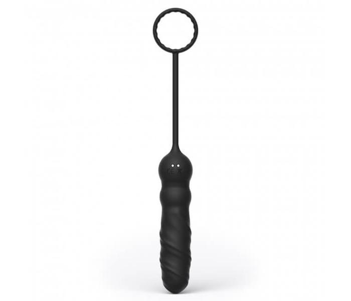 Dorcel Deep Seeker - akkus, rádiós anál vibrátor (fekete) - 2