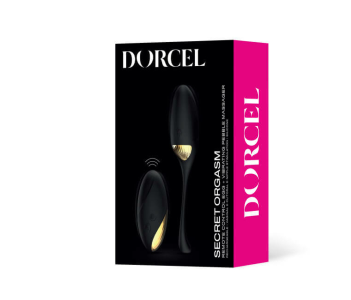 Dorcel Secret Orgasm - akkus, rádiós vibrációs tojás (fekete) - 6