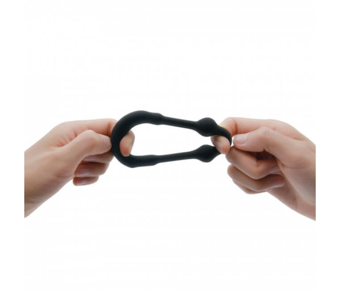 Dorcel Stronger Ring - fém betétes péniszgyűrű (fekete) - 7