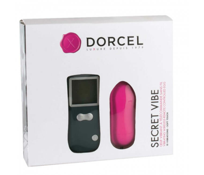 Dorcel Secret Vibe - akkus, rádiós vibrációs tojás (pink) - 2