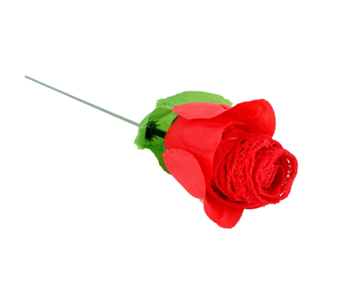 Panty Rose - rózsaszálba rejtett tanga - piros (S-L) - 4