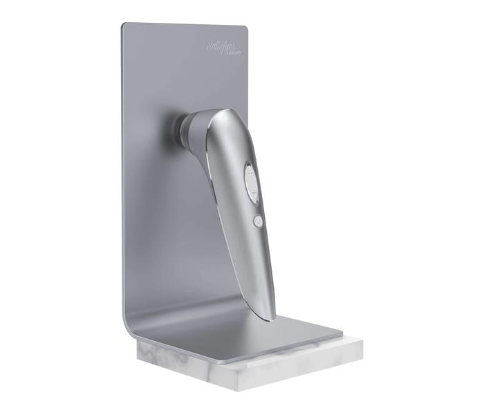 Satisfyer Luxury High Fashion - vízálló, akkus csiklóizgató (ezüst) - 2