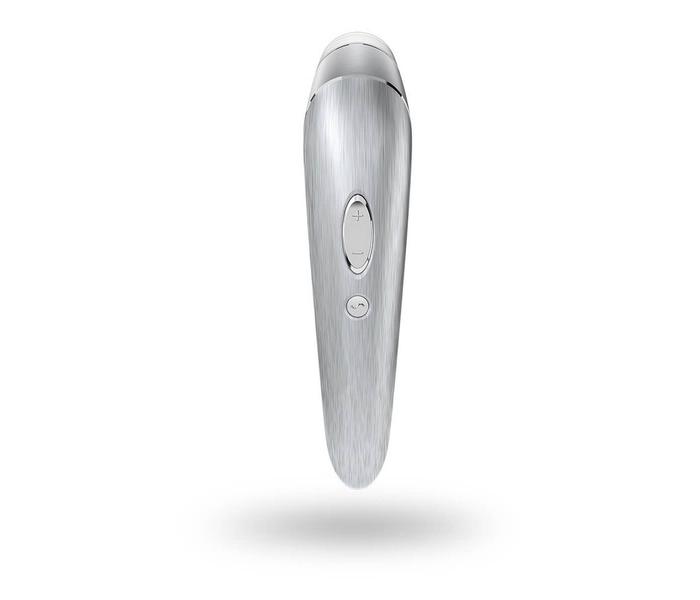 Satisfyer Luxury High Fashion - vízálló, akkus csiklóizgató (ezüst) - 3