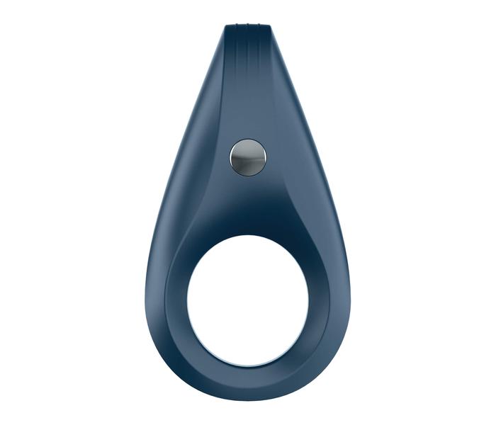 Satisfyer Rocket Ring - vízálló, akkus, vibrációs péniszgyűrű (szürkés-kék) - 2