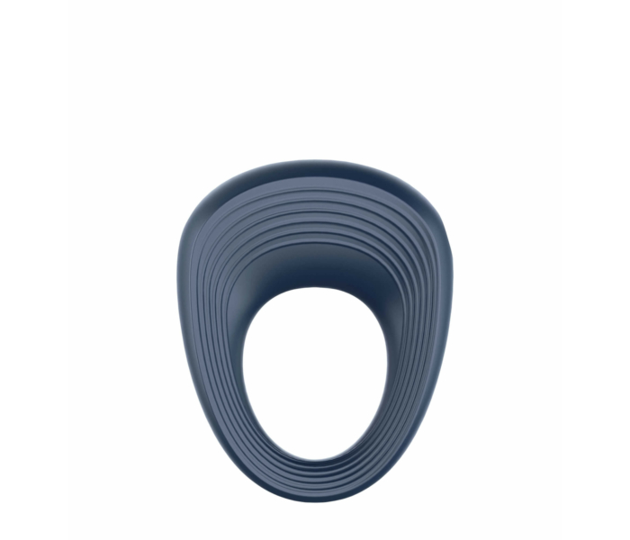 Satisfyer Power Ring - vízálló, akkus, vibrációs péniszgyűrű (szürke) - 4