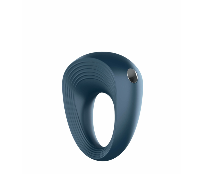 Satisfyer Power Ring - vízálló, akkus, vibrációs péniszgyűrű (szürke)